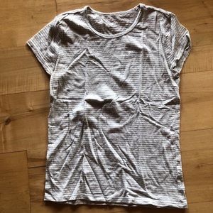 Gap sparkly striped shirt